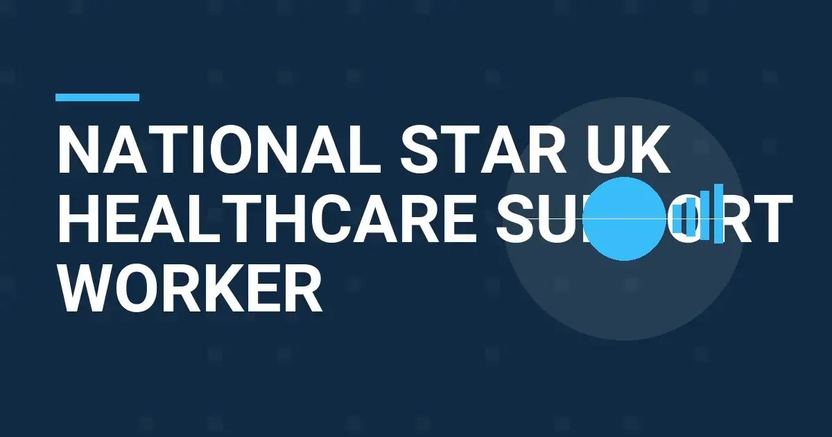 National Star UK Healthcare Support Worker