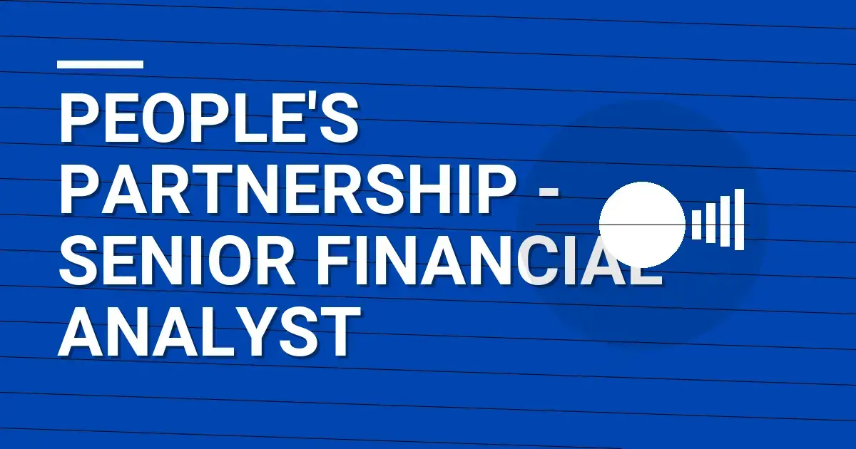 People's Partnership - Senior Financial Analyst