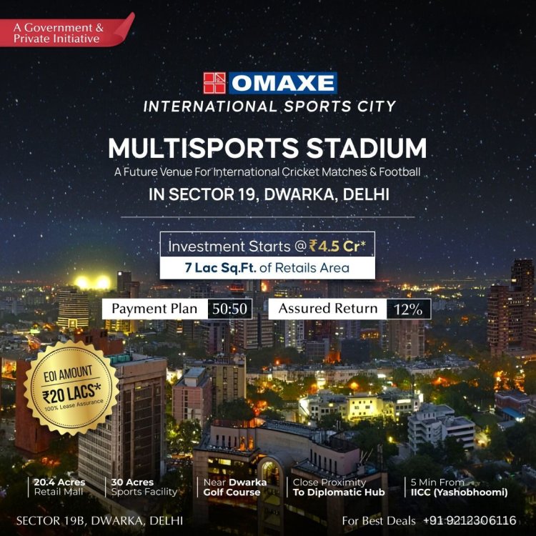 Community Living at its Best Omaxe Sports City Dwarka Sector 19B