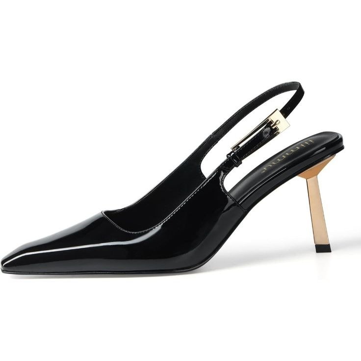 New Year’s Party Picks: Closed Toe Slingback Shoes Low Heel for Chic Outfits